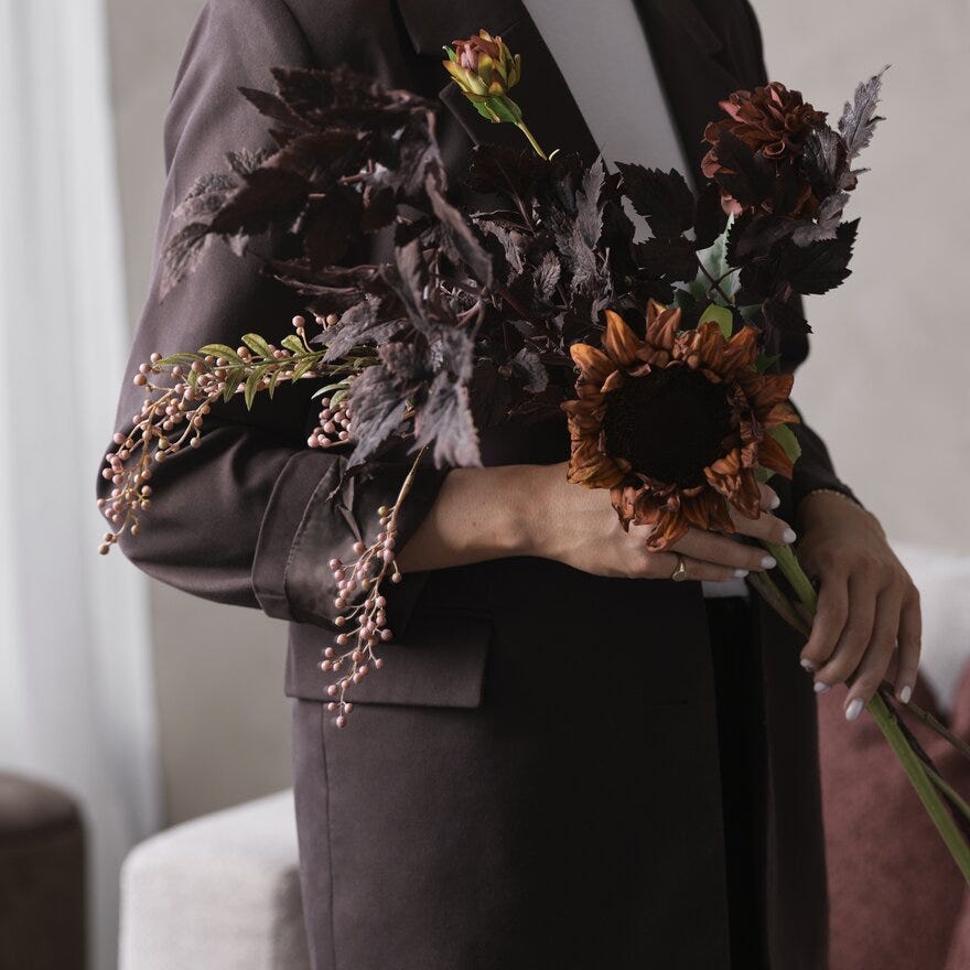 Mr Plant SOLSIKKE Kunstig blomst H60 cm i Oransje