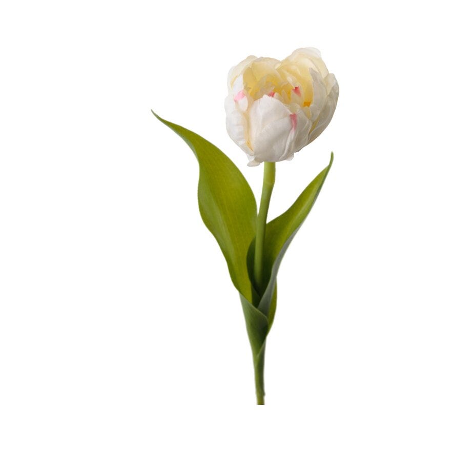 TULIPAN Kunstig plante H36 cm i Hvit