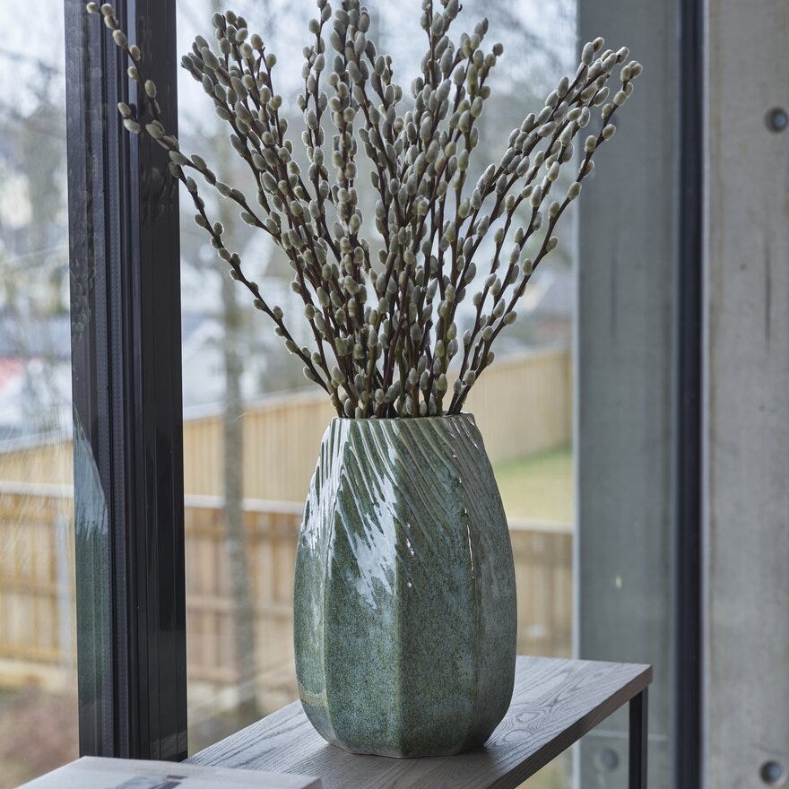 VIDE GÅSUNGEKVIST Kunstig plante H36 cm i Grønn