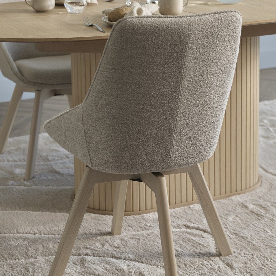 ALICE Spisestol i Beige/natur