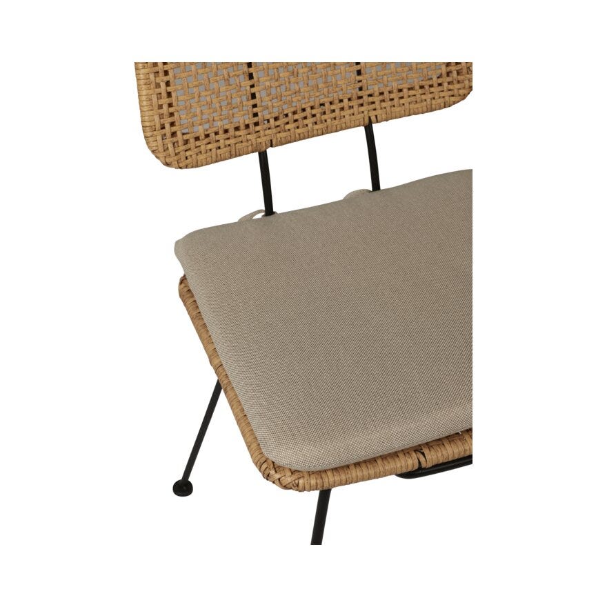 ATHEN Sittepute 46.5x44.5 cm i Beige/natur