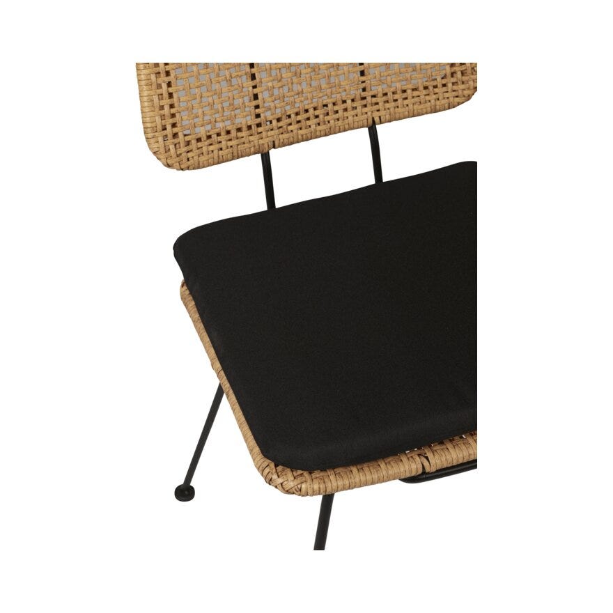 ATHEN Sittepute 46.5x44.5 cm i Svart