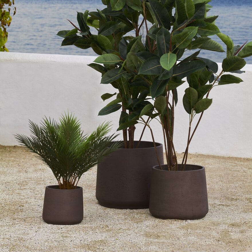 FIKUS ROBUSTA Kunstig plante H150 cm i Grønn