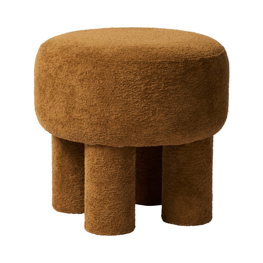 Sindig BONI Puff Ø43 cm i Brun