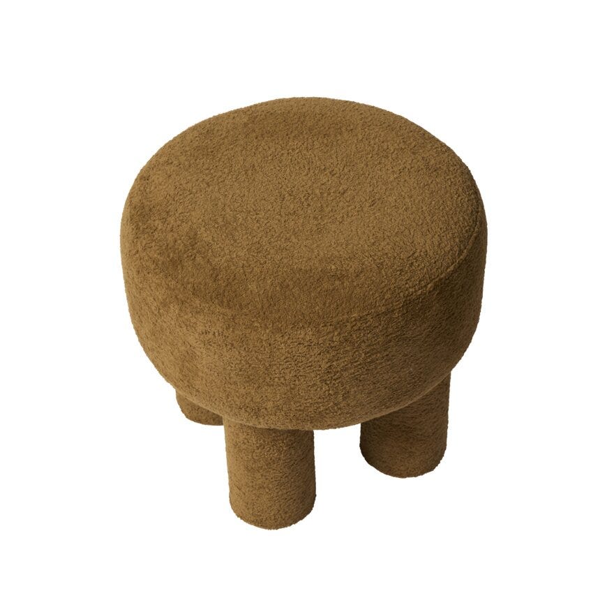 Sindig BONI Puff Ø43 cm i Brun