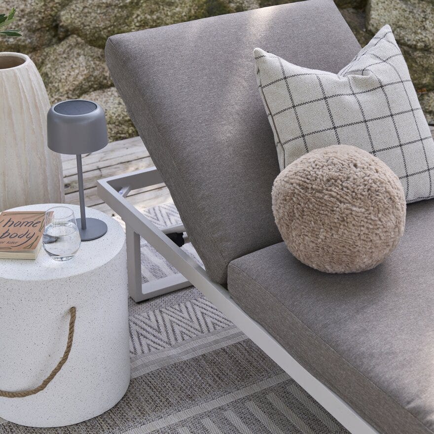Holmen BARI Pyntepute Ø25 cm i Beige/natur