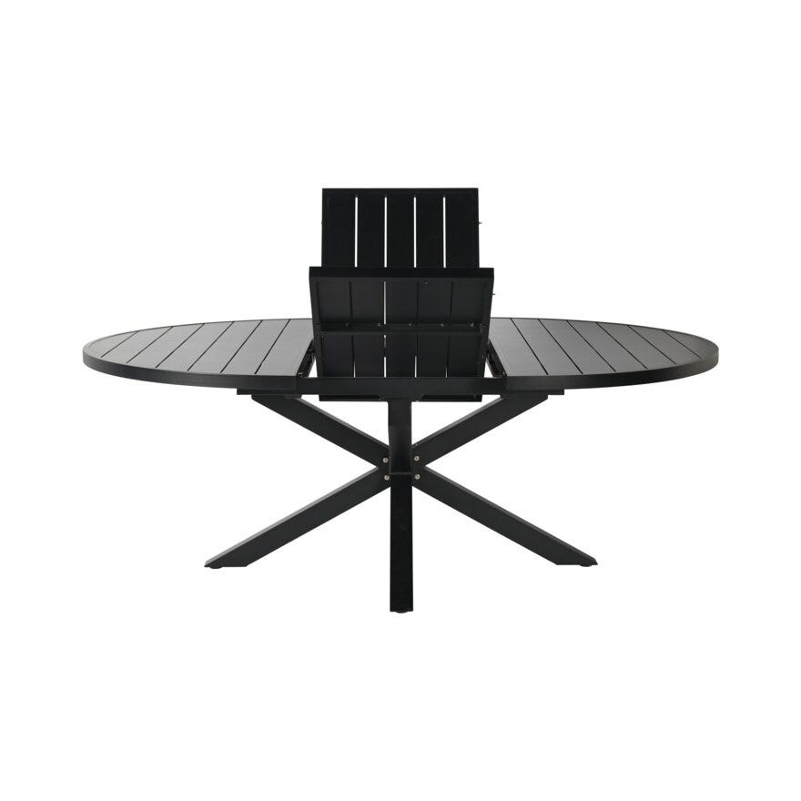 CALVI Rundt spisebord Ø145 cm i Svart