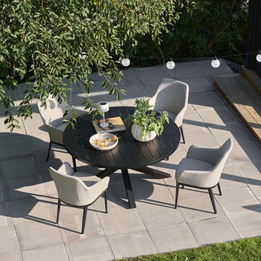 BANARI Spisestol i Beige/natur