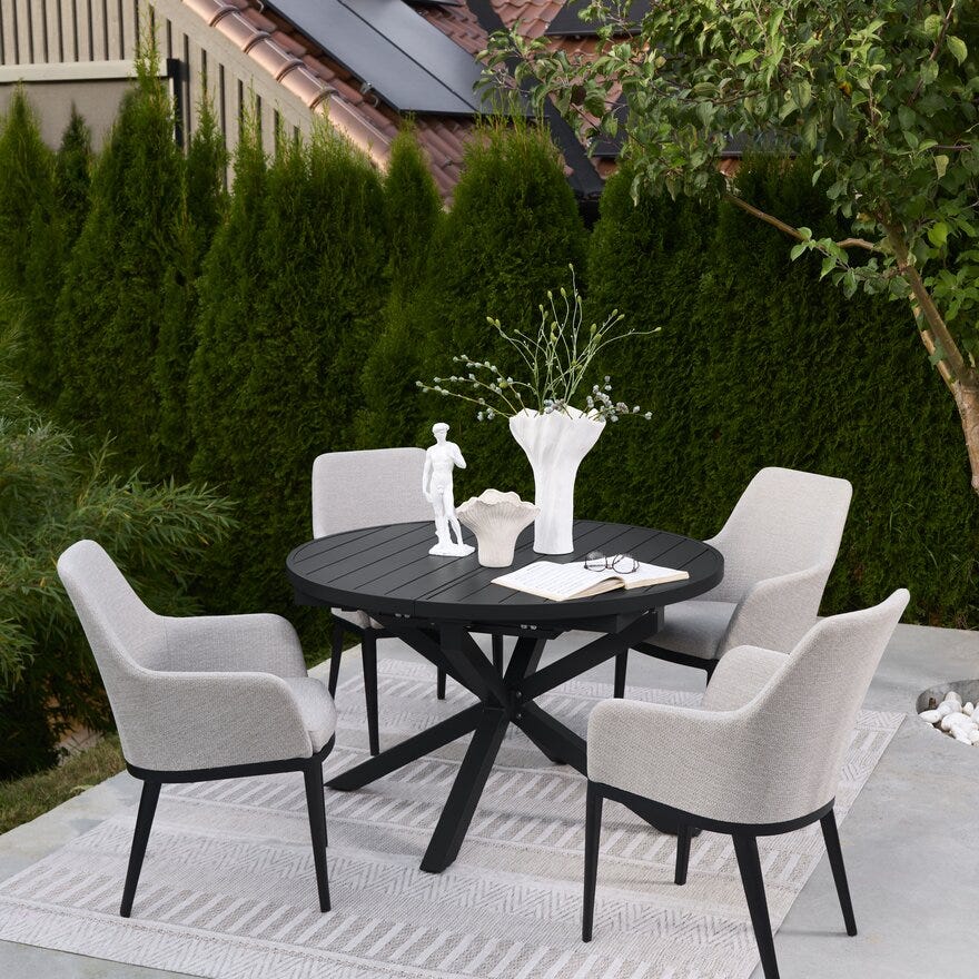 BANARI Spisestol i Beige/natur