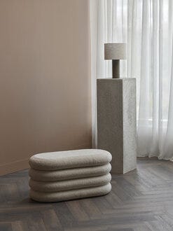 Sindig CAPPOLA Benk med oppbevaring B85 cm i Beige/natur