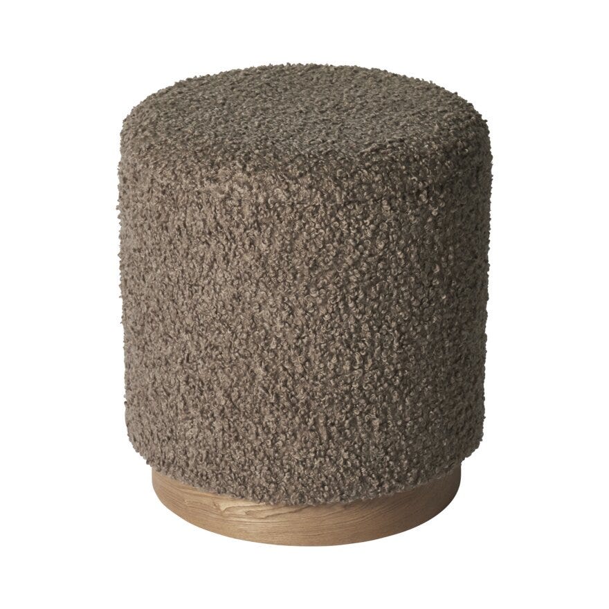 DANI Puff Ø41 cm i Grå