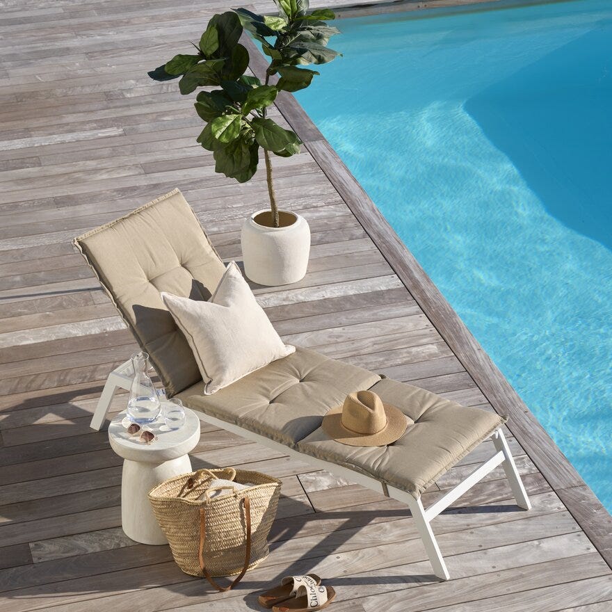 BELLO Solsengpute 60x200 cm i Beige/natur