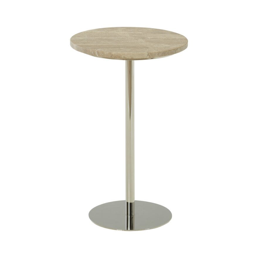 Sindig EVANS Sidebord Ø35 cm i Beige/natur