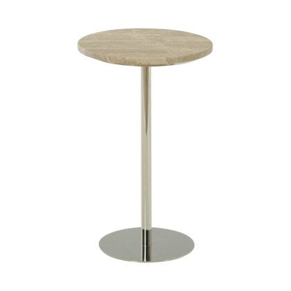 Sindig EVANS Sidebord Ø35 cm i Beige/natur
