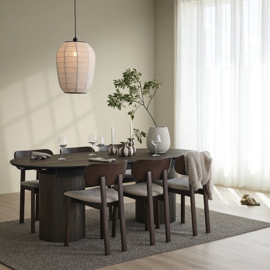 Sindig ISHIDA Taklampe Ø40 cm i Beige/natur