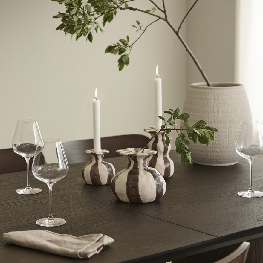 Jakobsdals RAIA Vase H13.7 cm i Brun