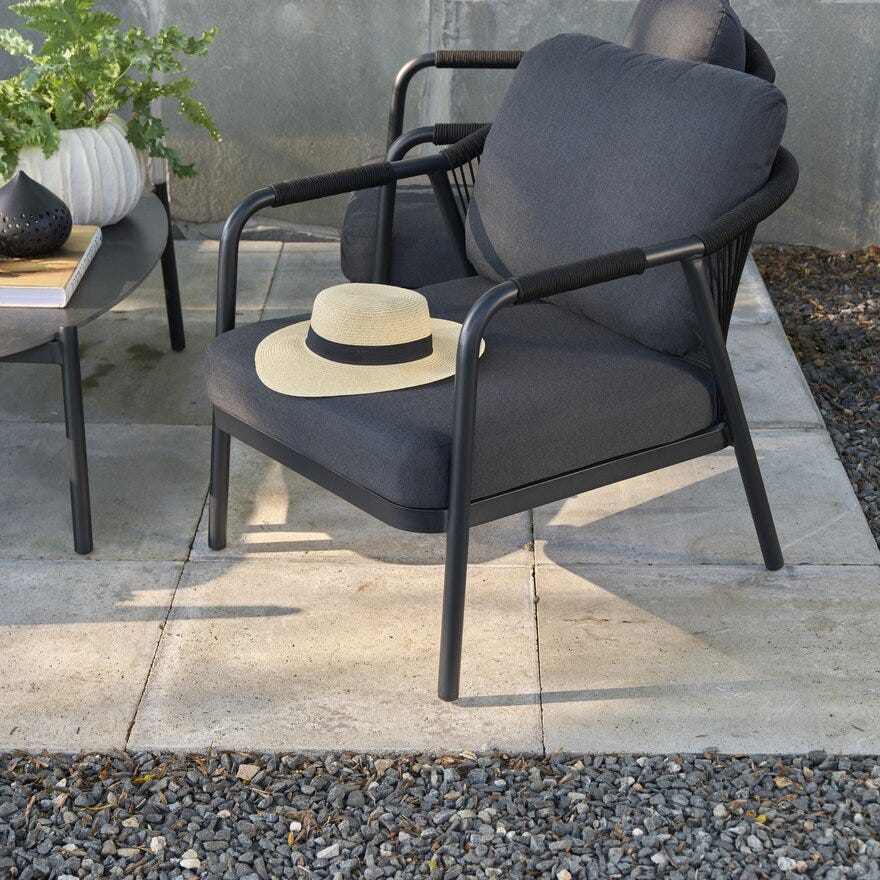 FONTANA Sofagruppe i Svart