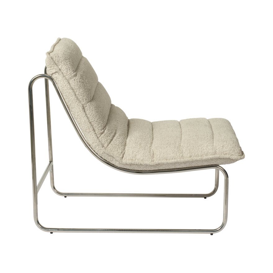 LORETTO Loungestol i Beige/natur