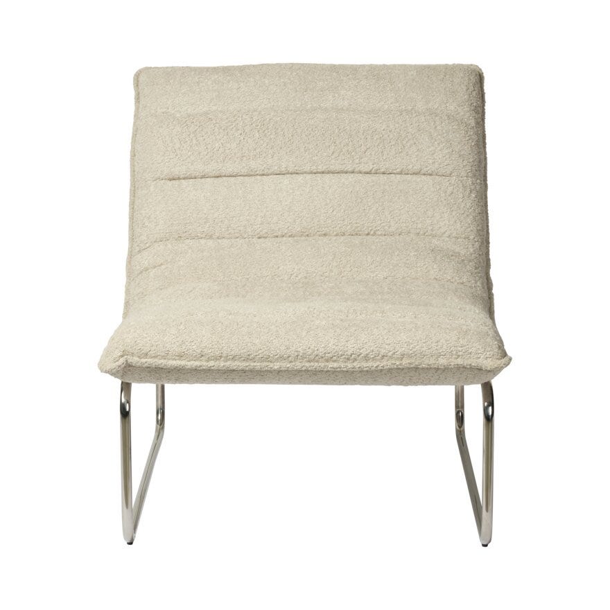 LORETTO Loungestol i Beige/natur