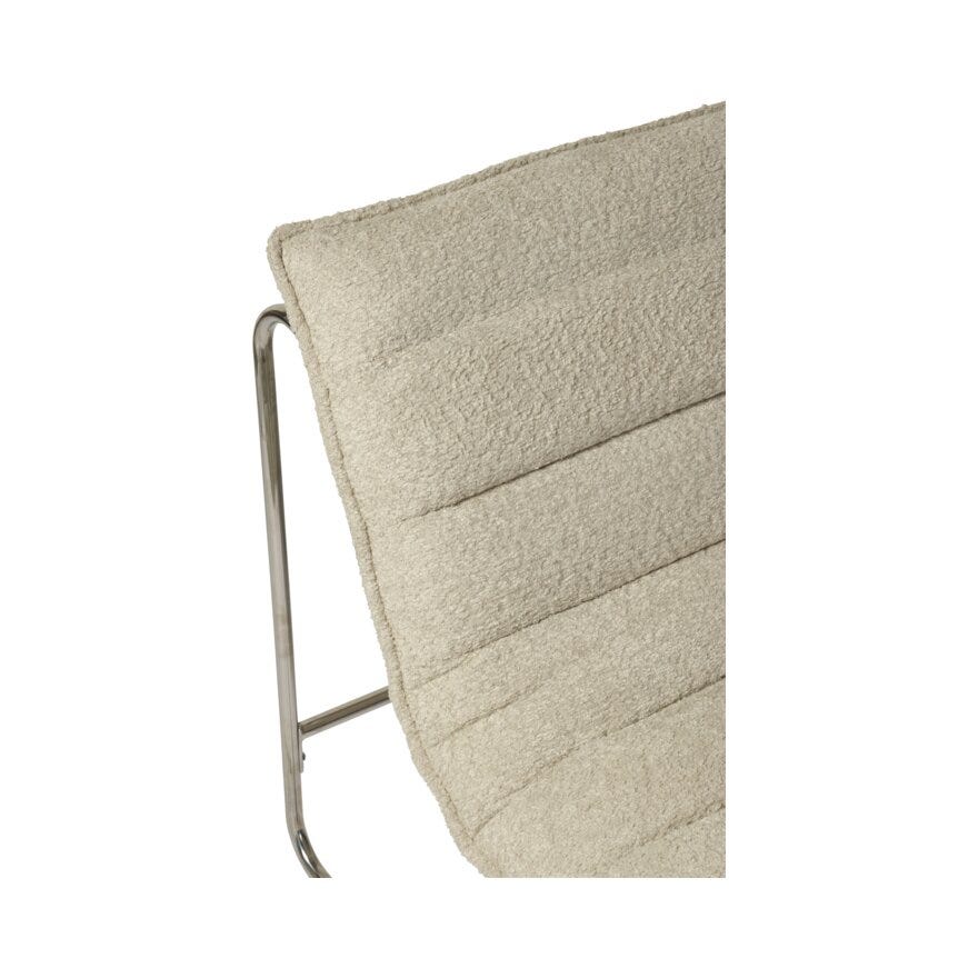LORETTO Loungestol i Beige/natur