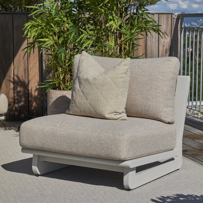 MARINO Loungestol i Beige/natur