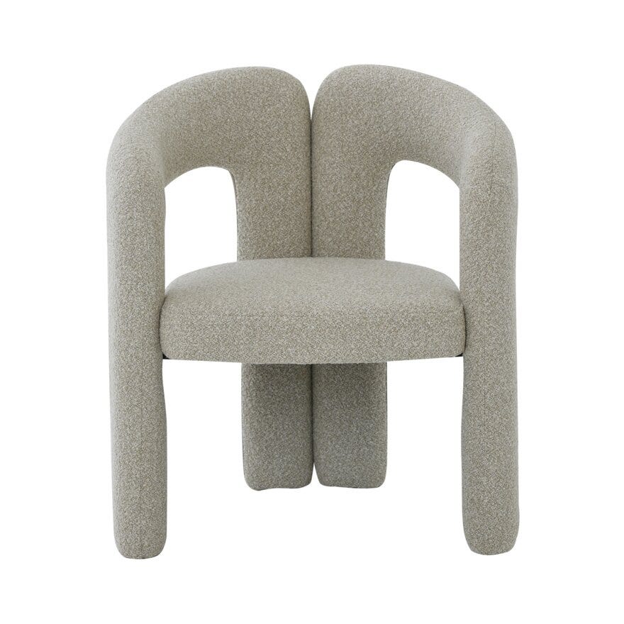 MATHIAS Loungestol i Beige/natur