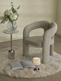 MATHIAS Loungestol i Beige/natur