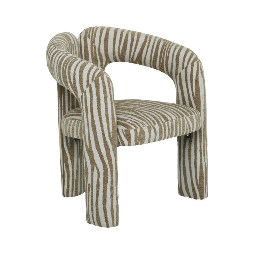 MATHIAS Loungestol i Beige/natur