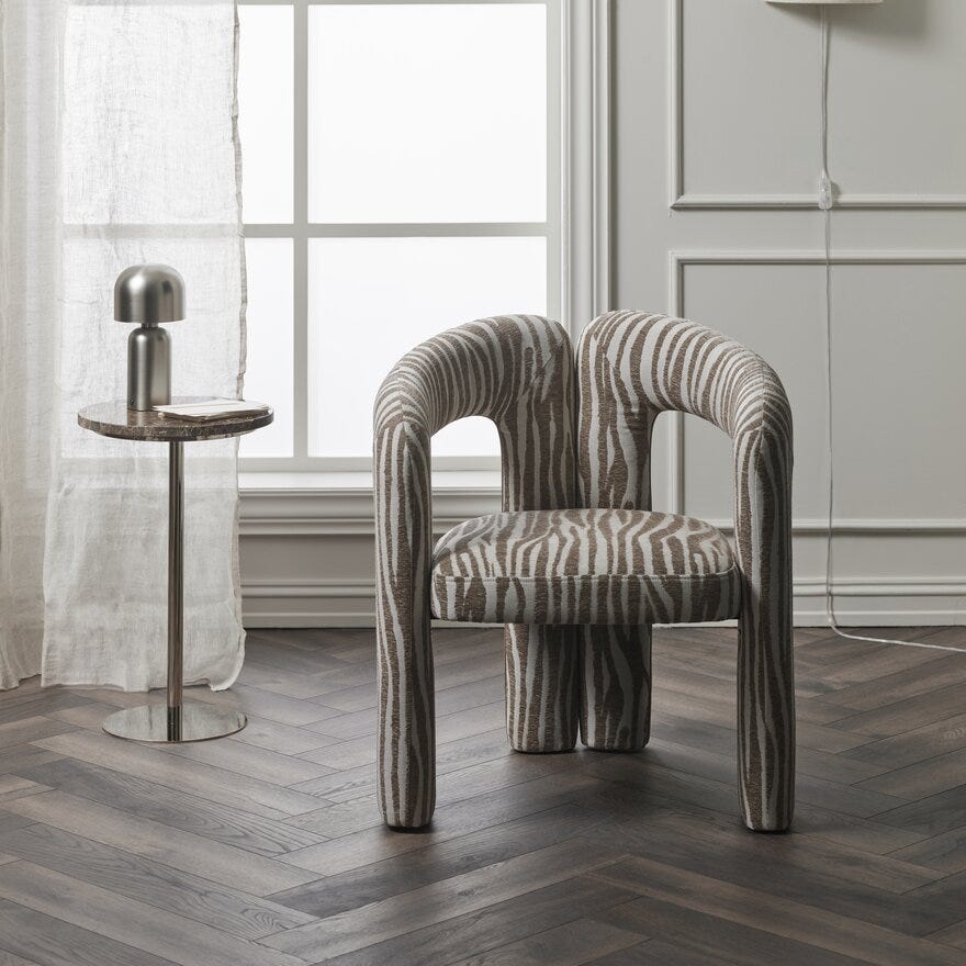 MATHIAS Loungestol i Beige/natur