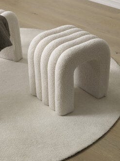 Sindig OLEA Puff 40x35 cm i Hvit