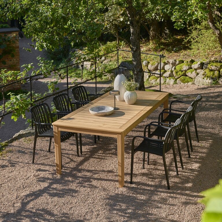 PIANA Spisestol i Svart