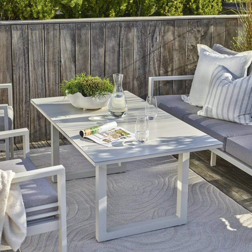 PORTO Sofabord 80x140 cm i Beige/natur