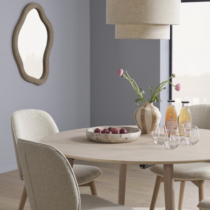 Jakobsdals RAIA Vase H21 cm i Beige/natur