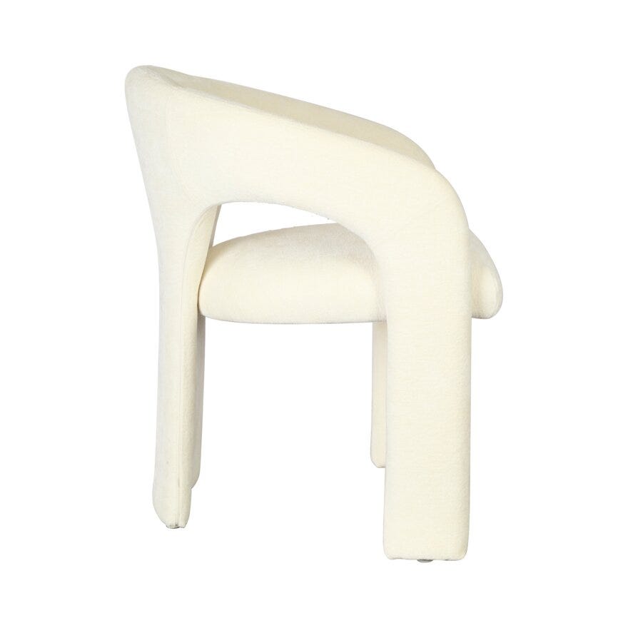 SERA Spisestol med armlene i Beige/natur