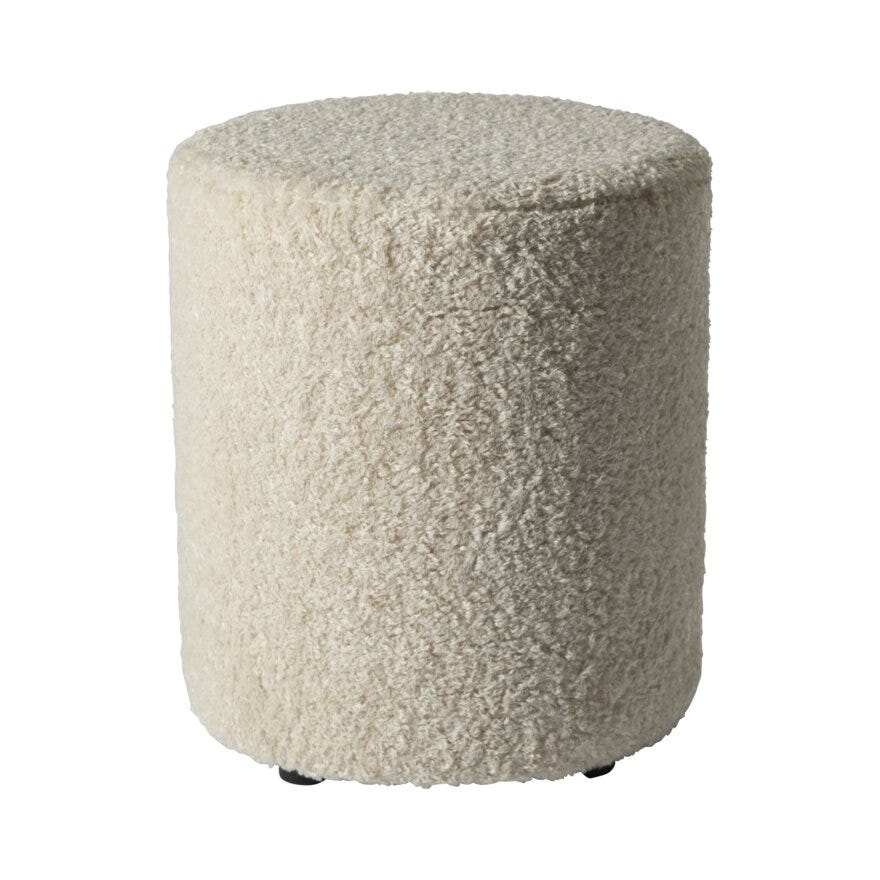 SHAUN Puff Ø40 cm i Hvit