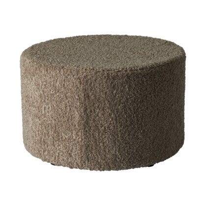 SHAUN Puff Ø55 cm i Beige/natur