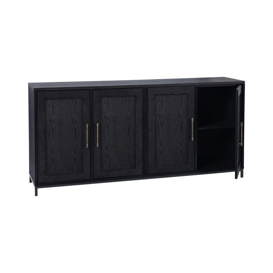 Signature Collection By Halvor Bakke SIGNATURE 1850 Skjenk 180x43.5 cm i Svart