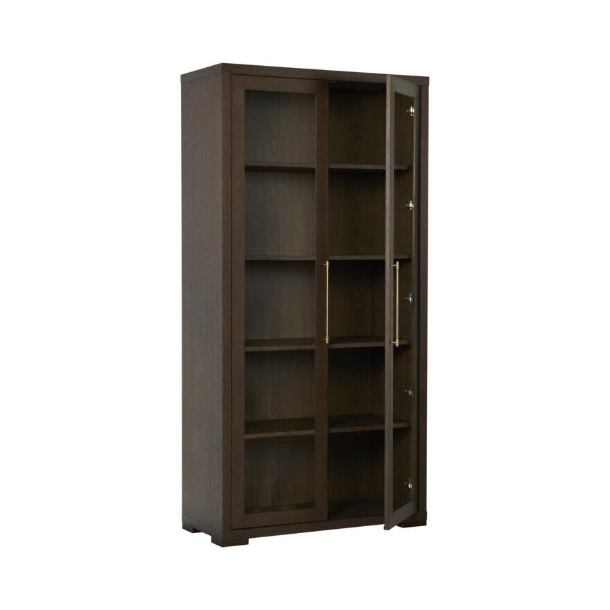 Signature Collection By Halvor Bakke SIGNATURE 1900 Vitrineskap 100x45 cm i Brun designet av Halvor Bakke