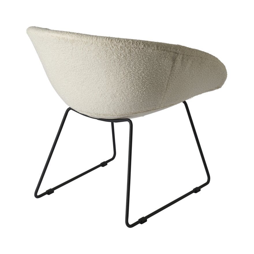 TED Stol Ø38 cm i Hvit