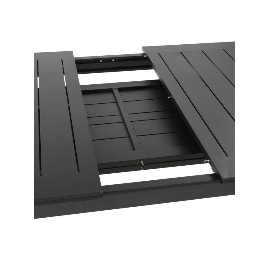 TYLER Spisebord 100x210/320 cm i Svart