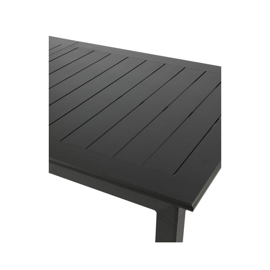 TYLER Spisebord 100x210/320 cm i Svart