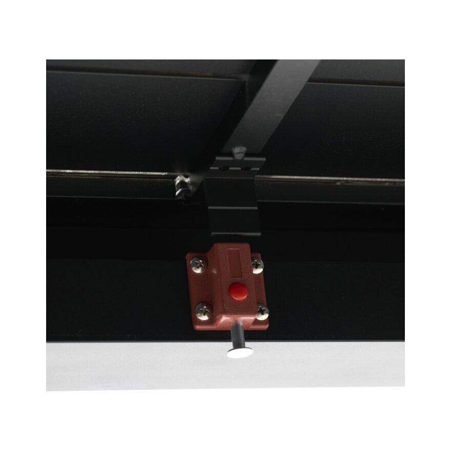 TYLER Spisebord 100x210/320 cm i Svart