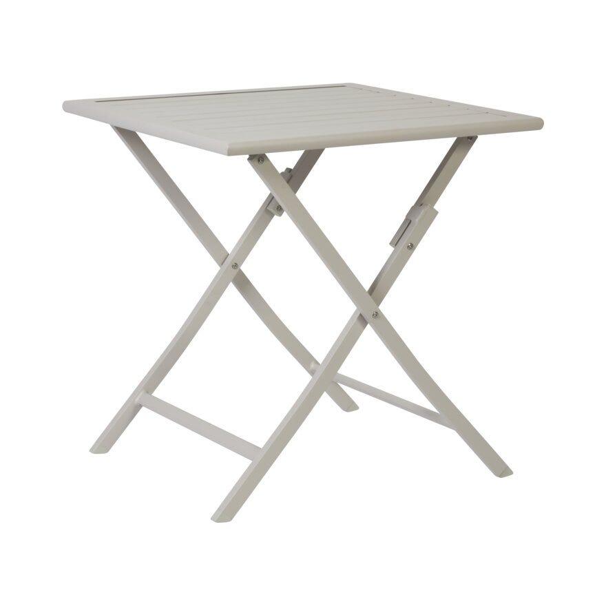VIGO Klappbord 70x70 cm i Beige/natur