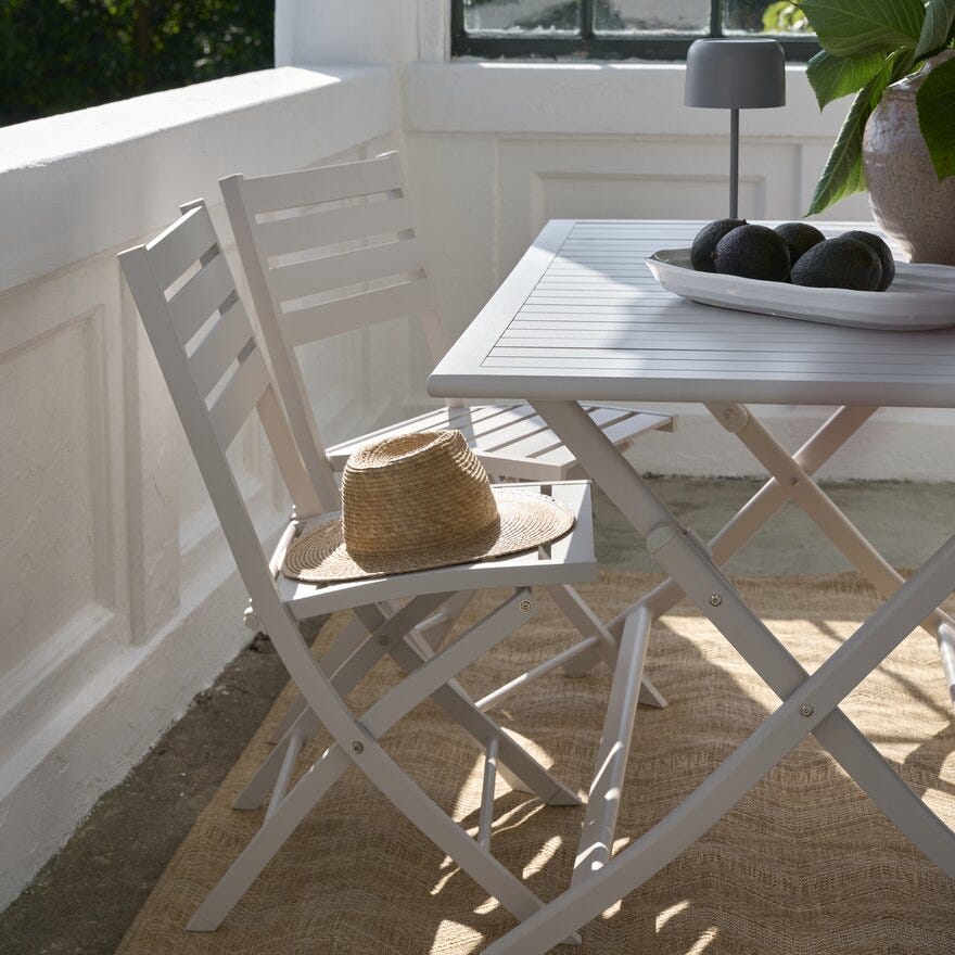 VIGO Klappbord 80x140 cm i Beige/natur