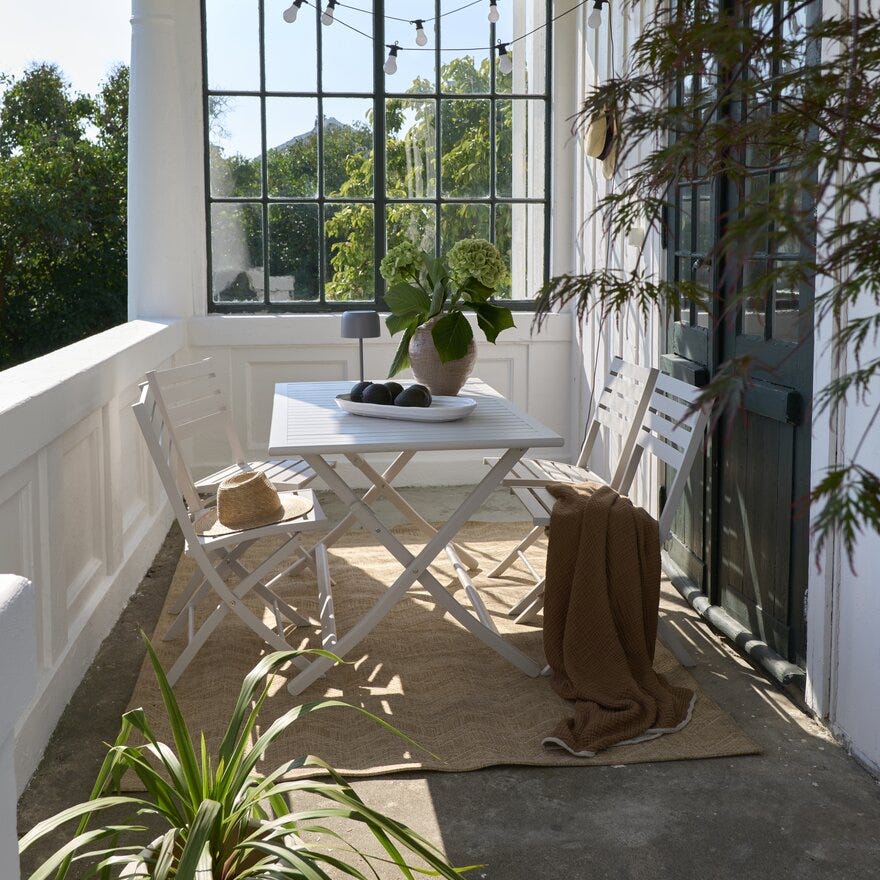 VIGO Klappbord 80x140 cm i Beige/natur