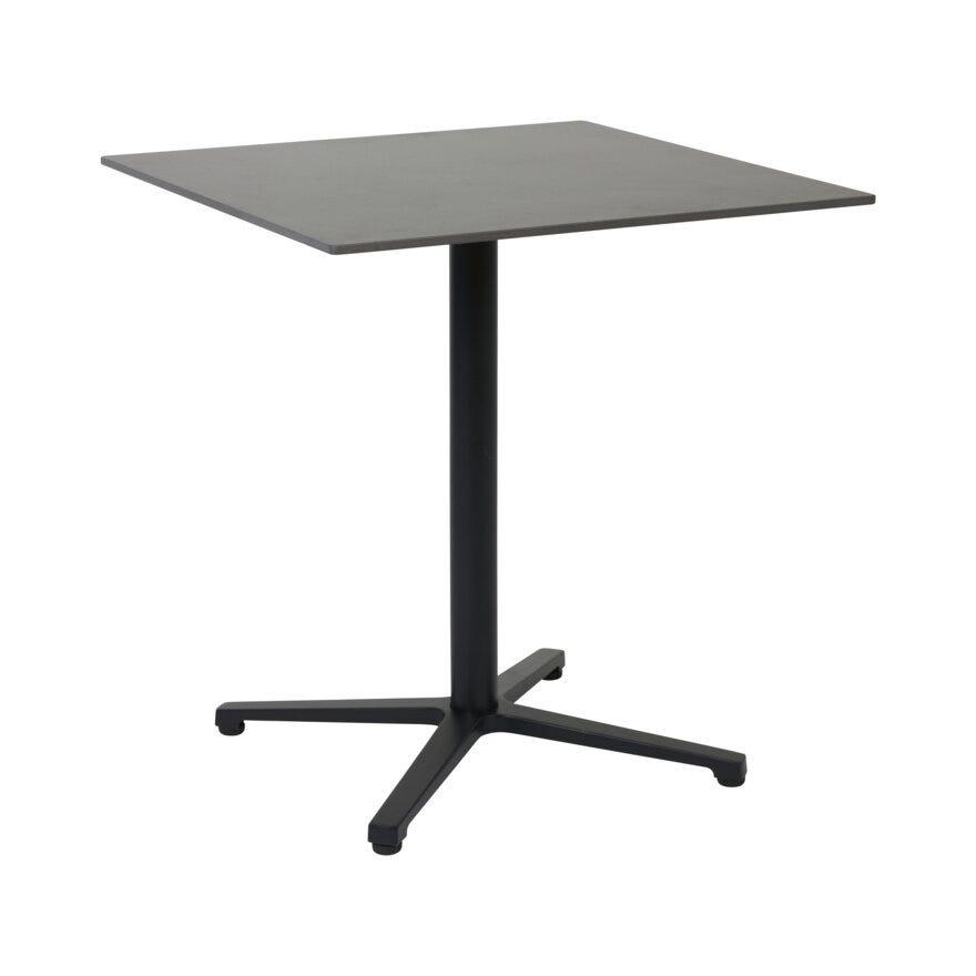 VITERO Kafebord 70x70 cm i Svart