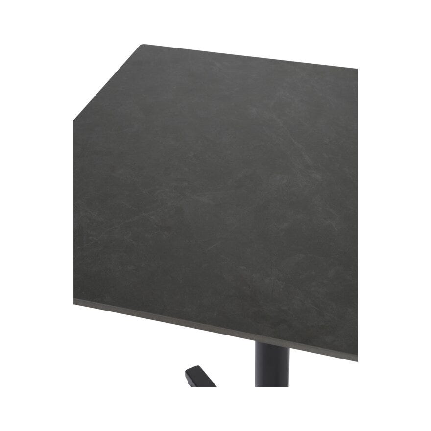 VITERO Kafebord 70x70 cm i Svart