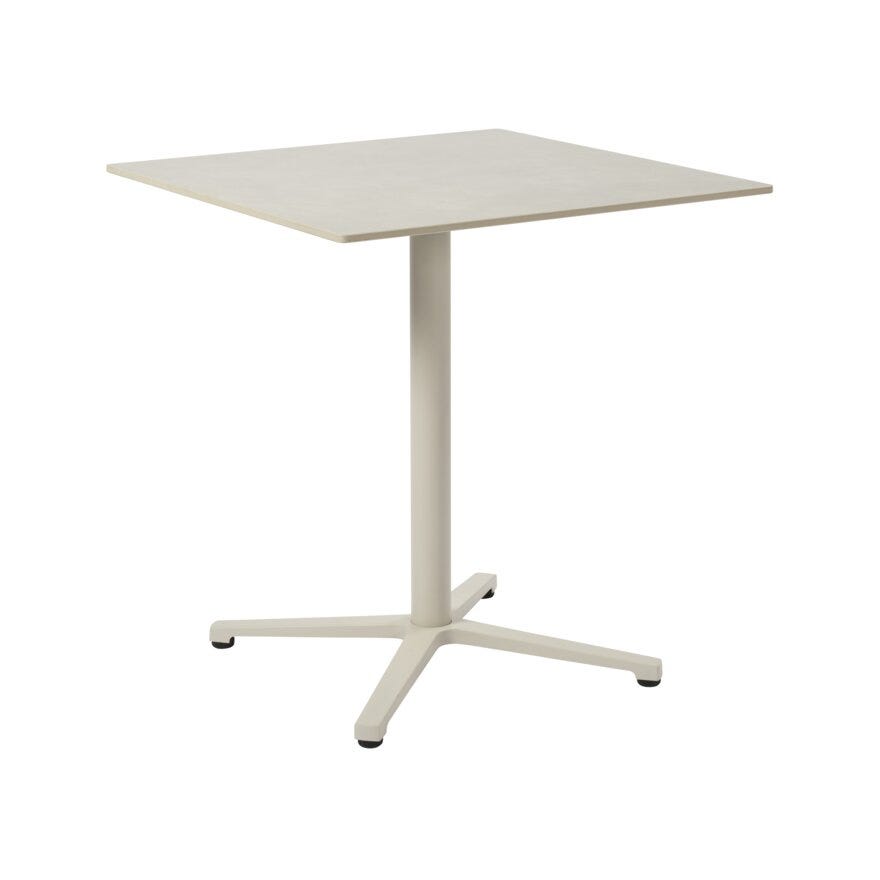 VITERO Kafebord 70x70 cm i Beige/natur