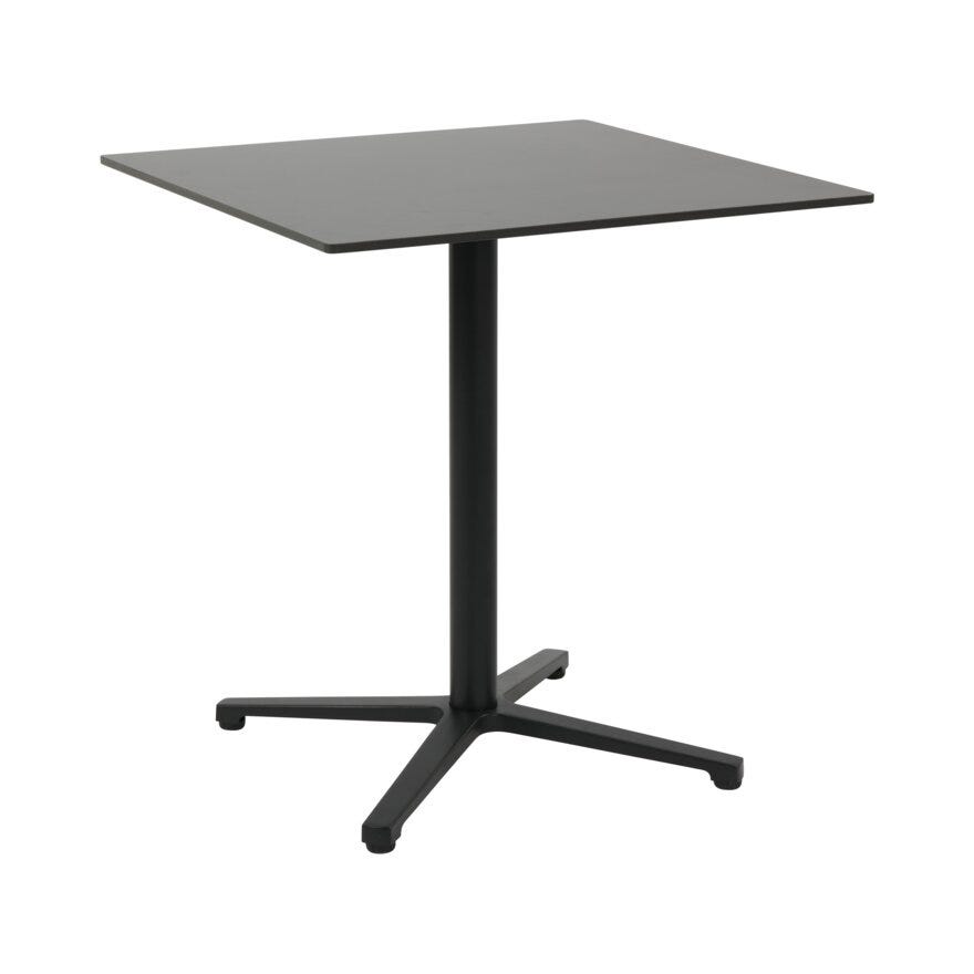 VITERO Kafebord 70x70 cm i Svart