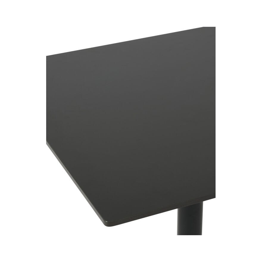 VITERO Kafebord 70x70 cm i Svart